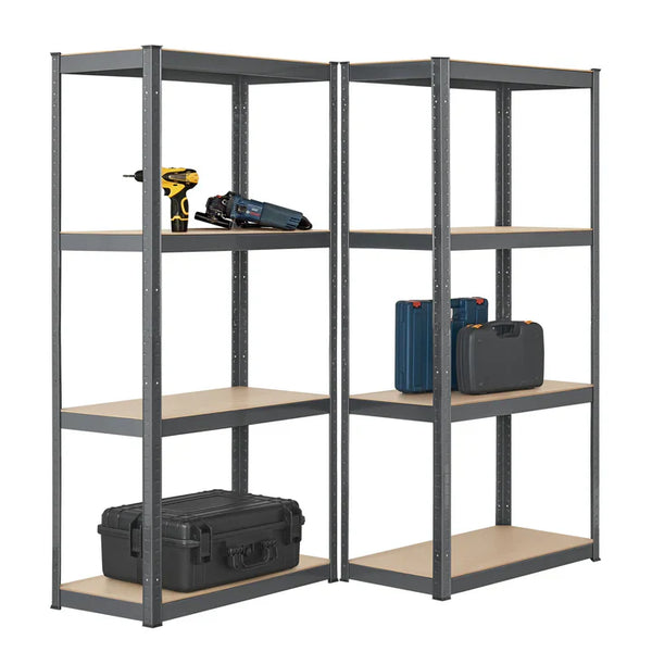 Lagerregal Easy 2er Set 160 x 80 x 40 cm Grau