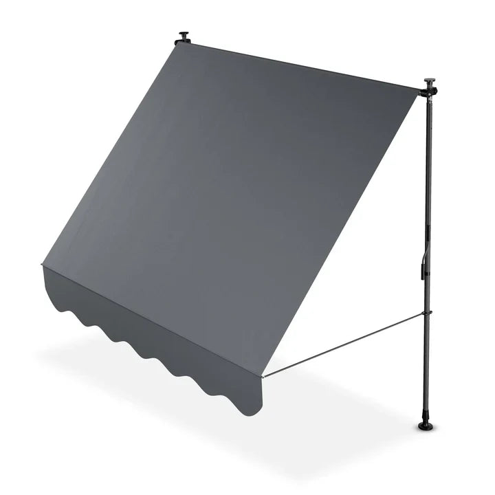 Klemmmarkise Kapstadt 200x120 cm Grau
