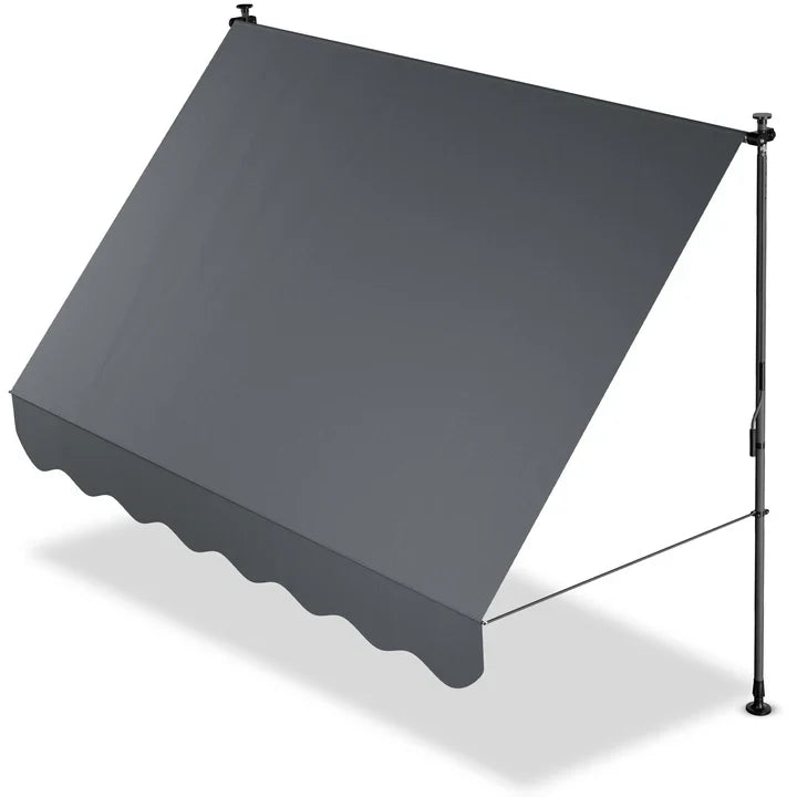 Klemmmarkise Kapstadt 250x120 cm Grau