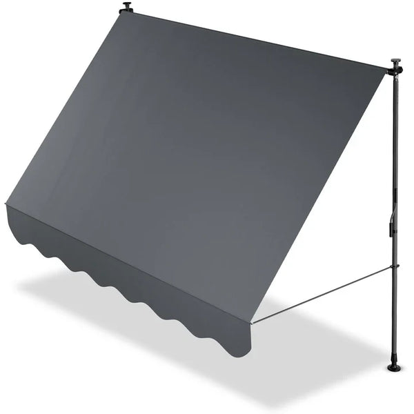 Klemmmarkise Kapstadt 250x120 cm Grau