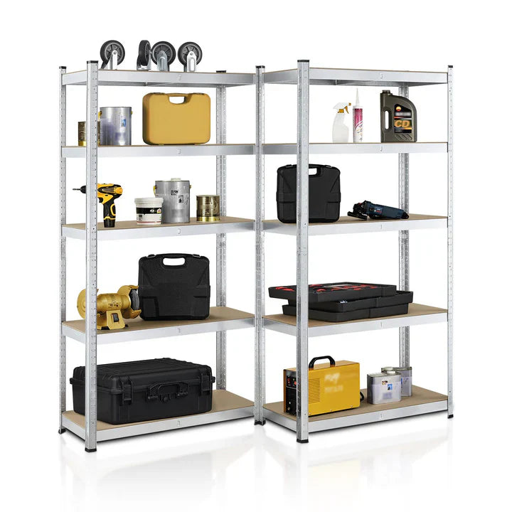 2er Set Lagerregal Schwerlastregale "Basic" 180 x 90 x 40 cm