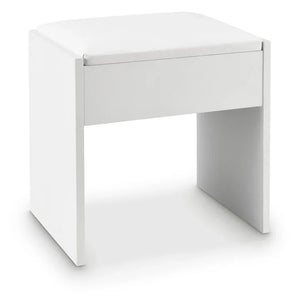 Schminkhocker Melly in Weiss