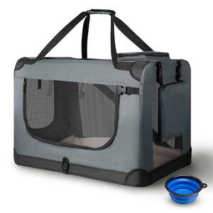 faltbare Hundetransportbox Lassie S (dunkelgrau)