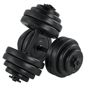 2er Hantelset 30kg 16 Gewichtsscheiben