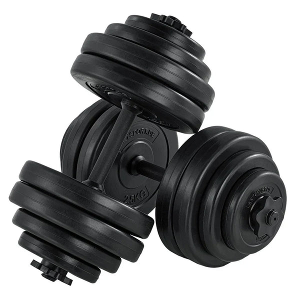 2er Hantelset 30kg 16 Gewichtsscheiben