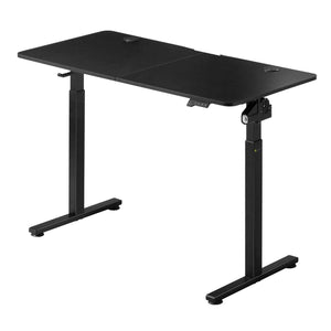 Elektrisch verstellbarer Schreibtisch 120x60 cm Schwarz