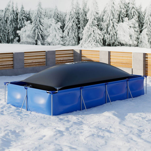 Aufblasbare Poolabdeckung Eckig 2 x 4 m