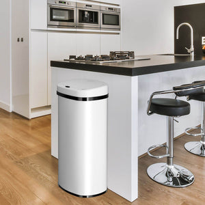 Automatischer Mülleimer mit Sensor - 70L Weiss