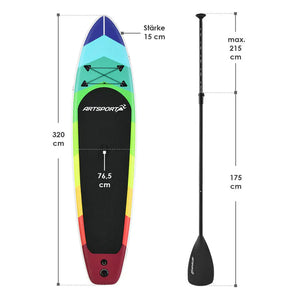 Stand Up Paddling Board Retro Love