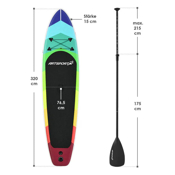 Stand Up Paddling Board Retro Love