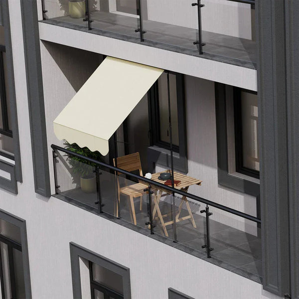 Klemmmarkise Kapstadt 200x120 cm Beige