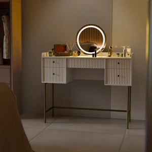 Schminktisch mit Spiegel Samira Touch-LED