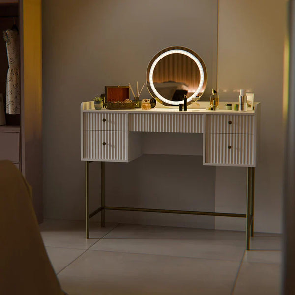Schminktisch mit Spiegel Samira Touch-LED