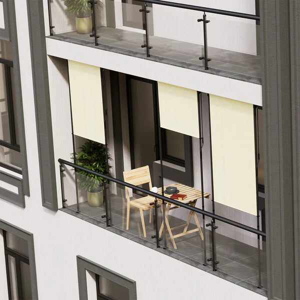 Senkrechtmarkise Barbados 100x310 cm Beige