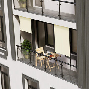 Senkrechtmarkise Barbados 120x310 cm Beige