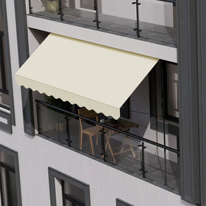 Klemmmarkise Kapstadt 400x120 cm Beige