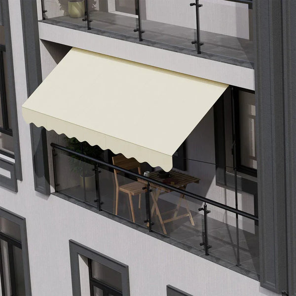 Klemmmarkise Kapstadt 400x120 cm Beige