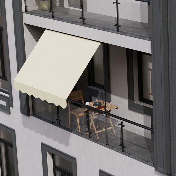 Klemmmarkise Kapstadt 250x120 cm Beige