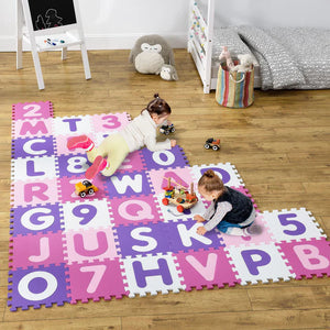 Kinder Puzzlematte Juna 36 -teilig A bis Z und 0 bis 9