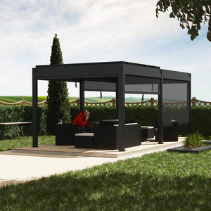 Pergola Lamellendach Tahiti Pergola mit verstellbaren Lamellen