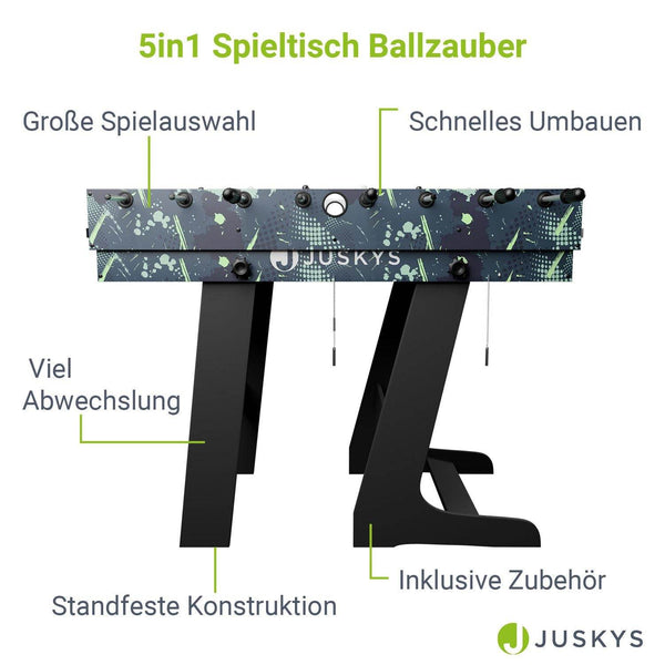 5in1 Multi-Spieltisch Ballzauber