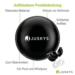 Aufblasbare Poolabdeckung Rund 3 m