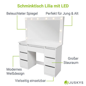 Schminktisch mit Spiegel Lilia
