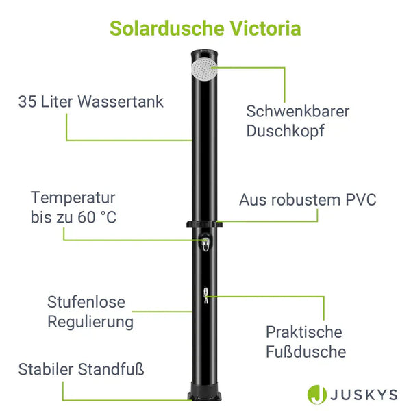 Gartendusche Solardusche Victoria 35 Liter Tank