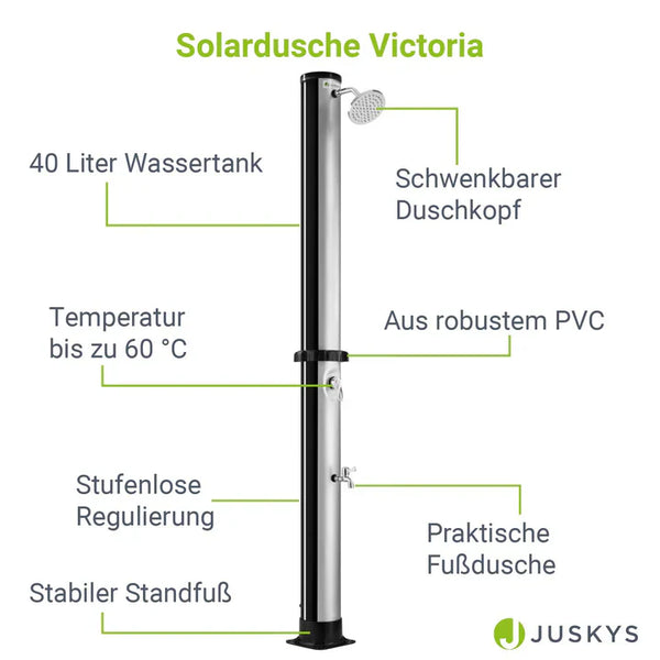 Solardusche Victoria 40 Liter