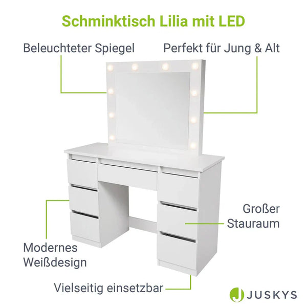 Schminktisch mit Spiegel Talea