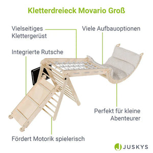 Kletterdreieck Movario Vielseitiges Indoor-Klettergerüst6