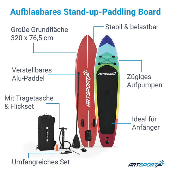 Stand Up Paddling Board Retro Love