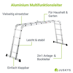 Aluminium Multifunktionsleiter 4,7m