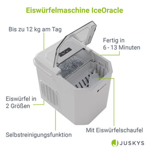 Eiswürfelmaschine IceOracle in Weiss