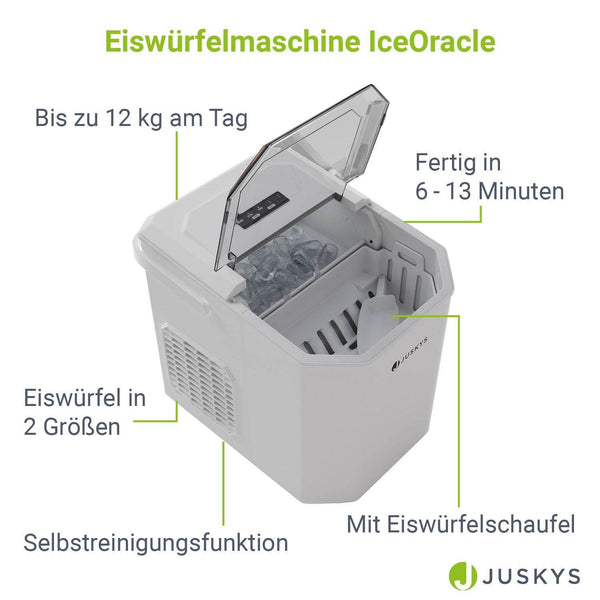 Eiswürfelmaschine IceOracle in Weiss