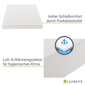Kaltschaummatratze 80 x 160 cm - Weiss