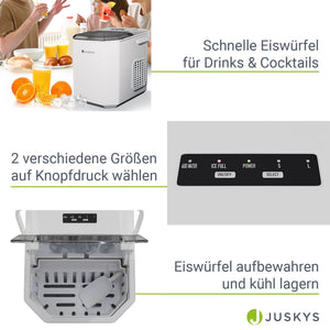 Eiswürfelmaschine IceOracle in Weiss