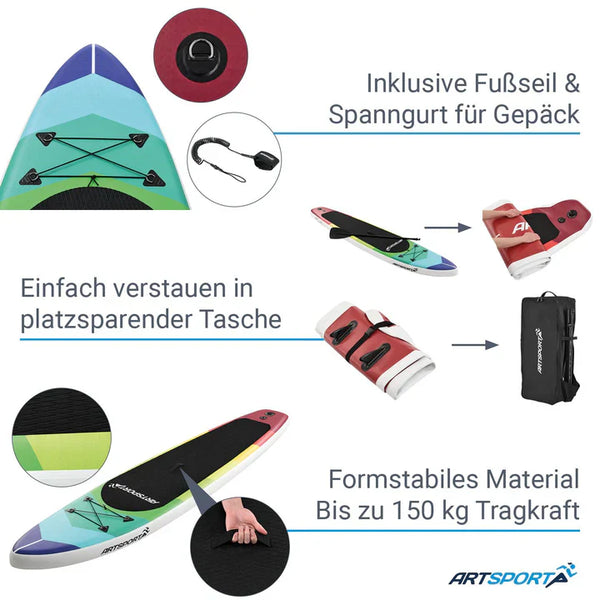Stand Up Paddling Board Retro Love