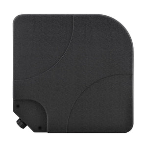 Schirmgewicht 4er Set Quad befüllbar bis 80kg aus HDPE schwarz