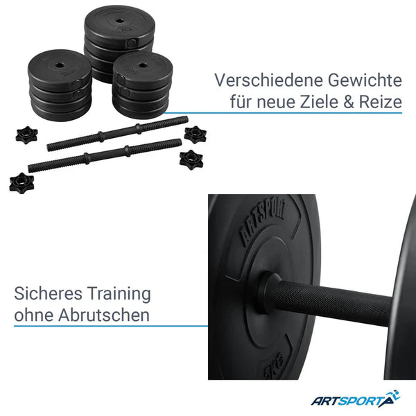 2er Hantelset Kurzhanteln 40 kg