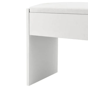 Schminkhocker Melly in Weiss