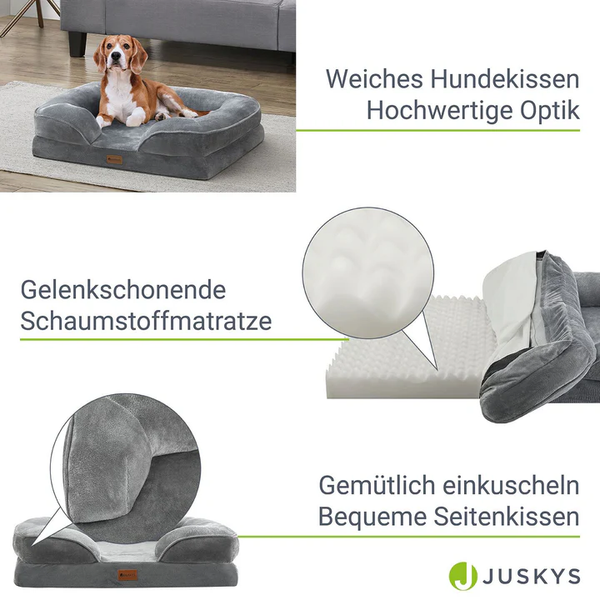 Hundebett Sheena M Orthopädisches Haustierbett Grau