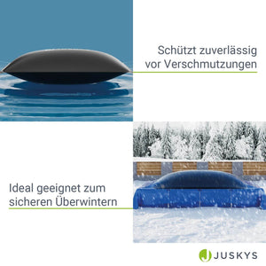Aufblasbare Poolabdeckung Eckig 2 x 4 m