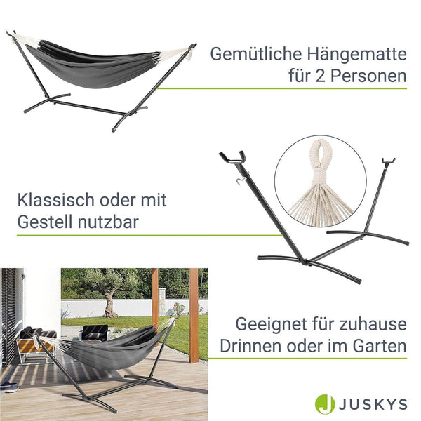 Hängematte Paya mit Gestell - Anthrazit