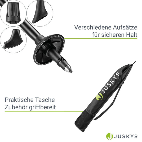 Nordic Walking Stöcke - Schwarz