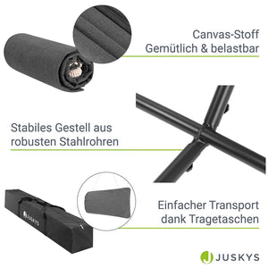 Hängematte Paya mit Gestell - Anthrazit