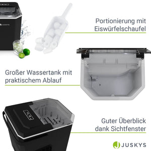 Eiswürfelmaschine IceOracle in Schwarz