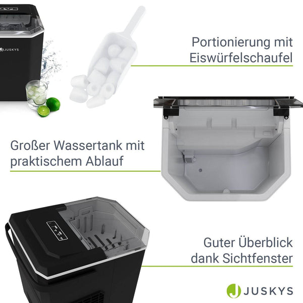Eiswürfelmaschine IceOracle in Schwarz