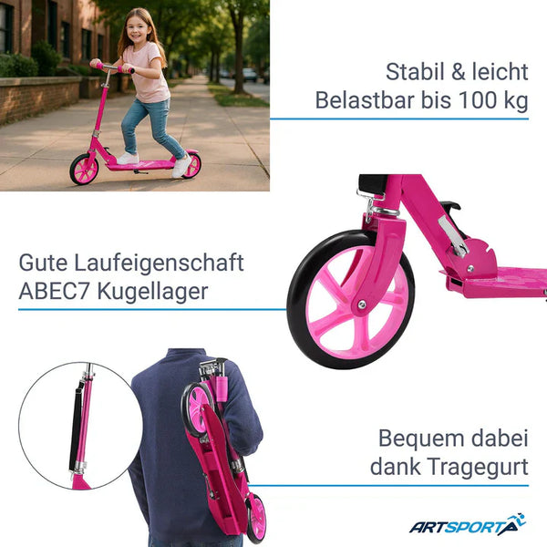 Scooter / Cityroller "Girl Power" pink