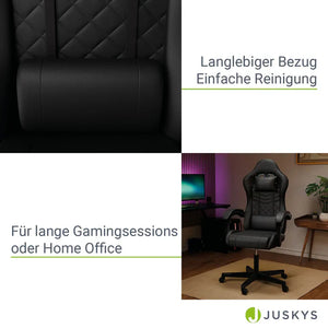 Bürostuhl Gamingstuhl HyperSeat Schwarz
